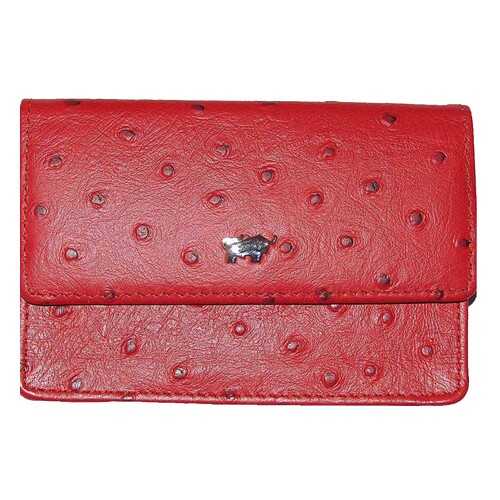 Визитница Braun Buffel BB 40405-125-080 OSTRICH красная в Глория Джинс