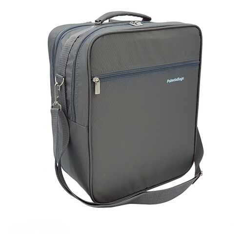 Рюкзак-трансформер для ручной клади Pobedabags 36x30x27 серый в Глория Джинс