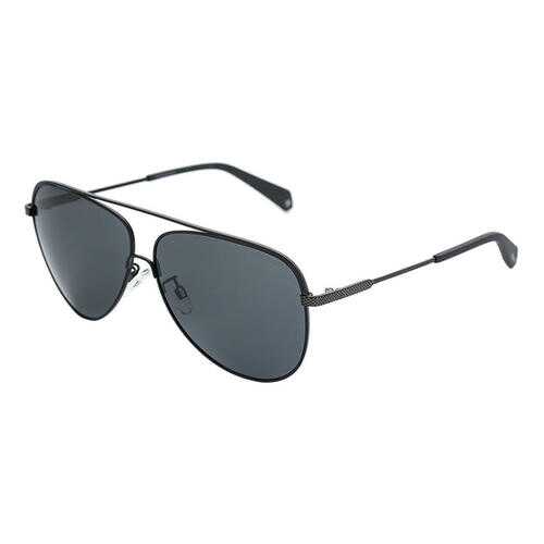 Солнцезащитные очки мужские Polaroid PLD 2054/F/S 003 M9, черный в Глория Джинс