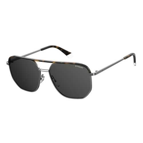 Солнцезащитные очки мужские POLAROID PLD 2090/S/X серебристые в Глория Джинс