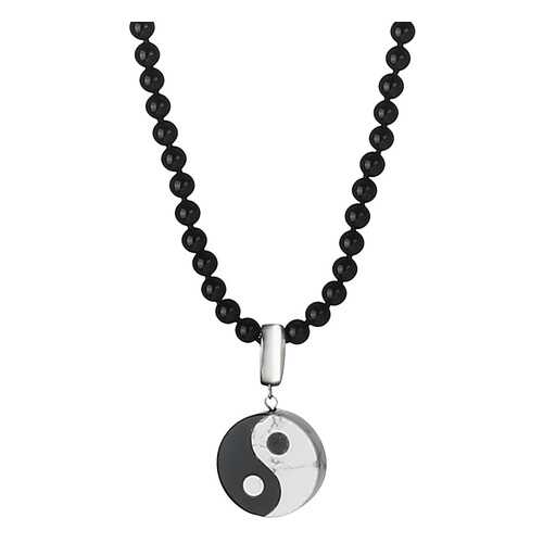 Бусы My-bijou Инь-Ян, агат черный 65 см в Глория Джинс