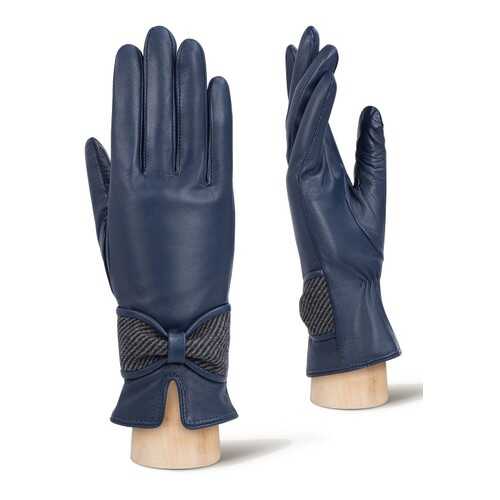 Перчатки женские Labbra LB-0107 синие 7 в Глория Джинс