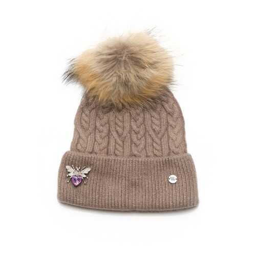 Шапка женская Vera Victoria Vito 22-902-6 коричневая ONE SIZE в Глория Джинс