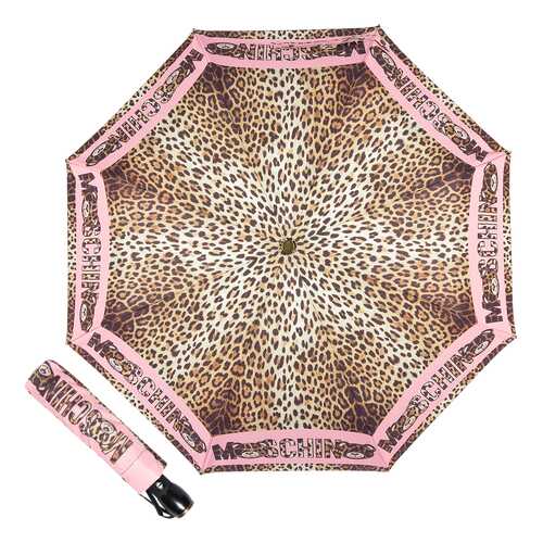 Зонт складной Moschino 8138-OCN Leo Bear Pink в Глория Джинс