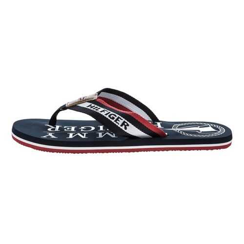 Шлепанцы мужские Tommy Hilfiger FM0FM02693 синие 44 US в Глория Джинс