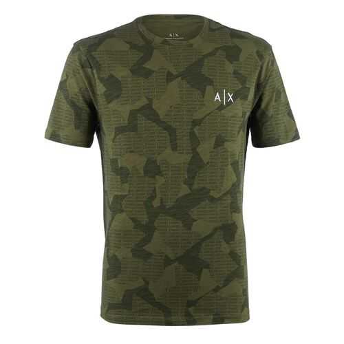 Футболка мужская Armani Exchange 3HZTHA ZJ7DZ 2889 хаки L в Глория Джинс