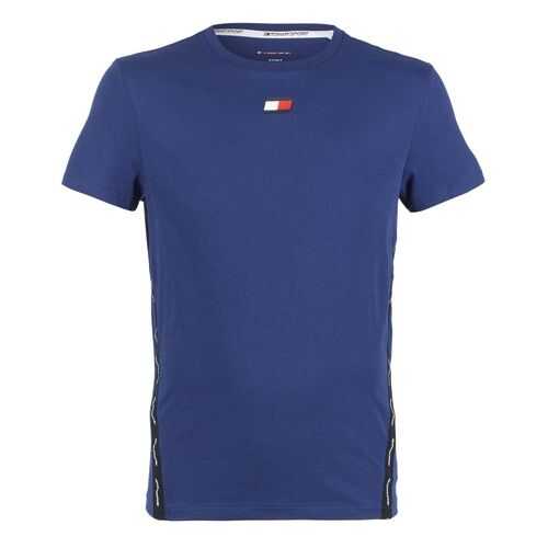 Футболка мужская Tommy Sport S20S200364 синяя L в Глория Джинс
