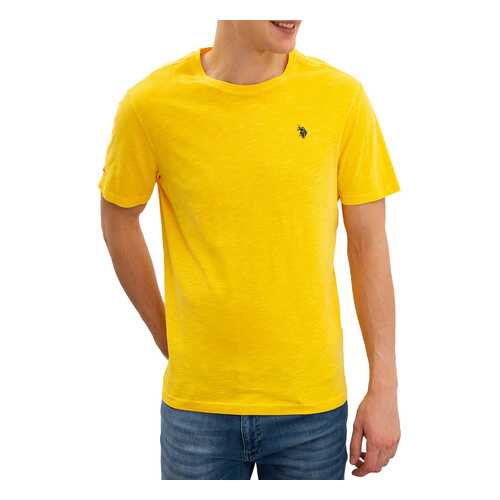 Футболка мужская U.S. POLO Assn. G081SZ0110TOYOIY9 желтая XS в Глория Джинс