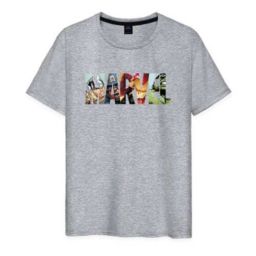 Футболка мужская ВсеМайки 1781399 серая XXXL в Глория Джинс