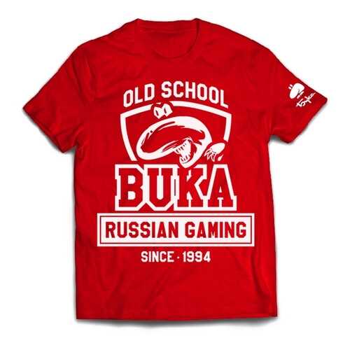 Футболка унисекс BUKA OLD SCHOOL красная 2XL в Глория Джинс