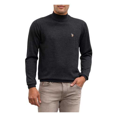 Водолазка мужская U.S. POLO Assn. G081SZ0TK0TH03-BSK9 серая XS в Глория Джинс
