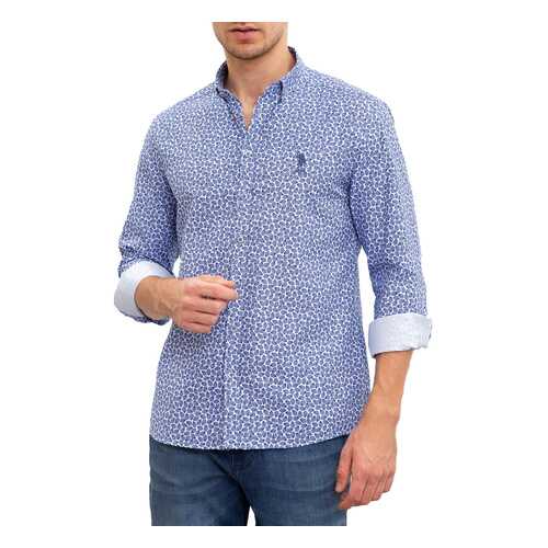 Рубашка мужская U.S. POLO ASSN. G081SZ0040WANDEL синяя S в Глория Джинс