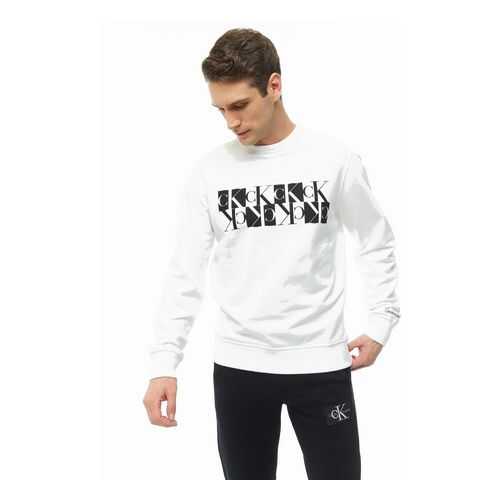 Свитшот мужской Calvin Klein Jeans J30J314125.YAF0 белый XXL в Глория Джинс