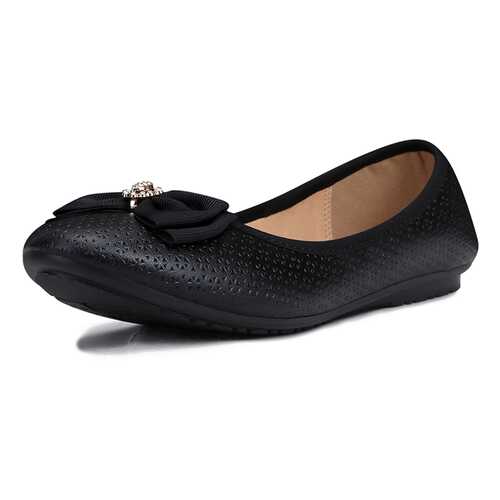 Балетки женские T.Taccardi 28406110 черные 40 RU в Глория Джинс