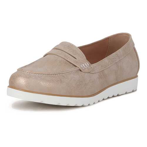 Лоферы женские T.Taccardi K0654LC-1 бежевые 40 RU в Глория Джинс