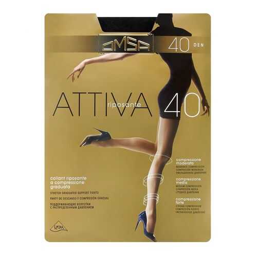 Колготки Omsa ATTIVA 40 / Nero (Черный) / 3 (M) в Глория Джинс
