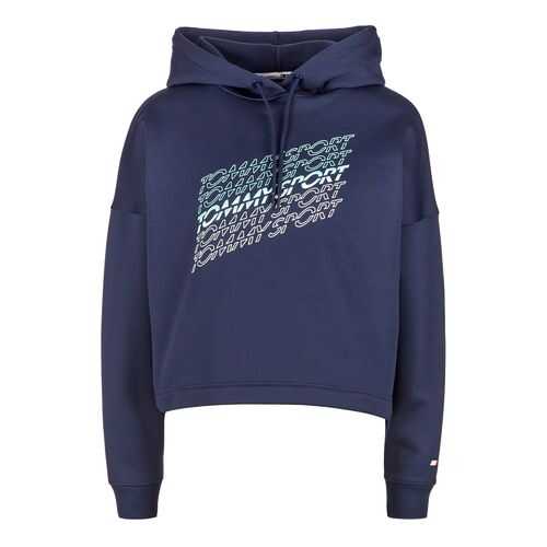 Толстовка женская Tommy Sport S10S100434 CBK синяя XS в Глория Джинс