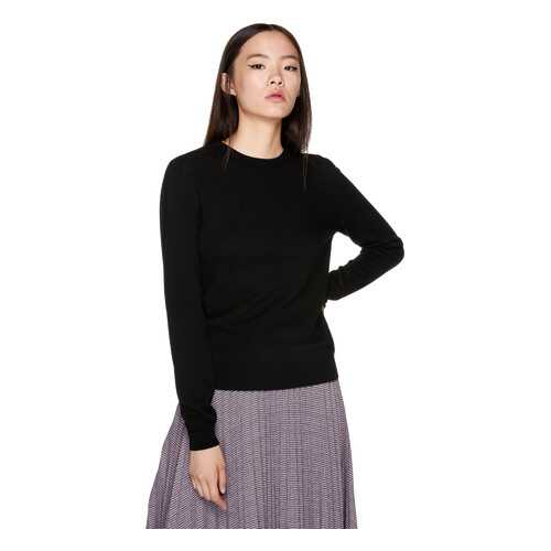 Джемпер женский United Colors of Benetton 20A_1002D1K01 черный XL в Глория Джинс