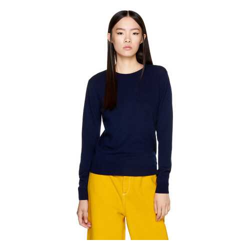 Джемпер женский United Colors of Benetton 20A_1002D1K01 синий L в Глория Джинс