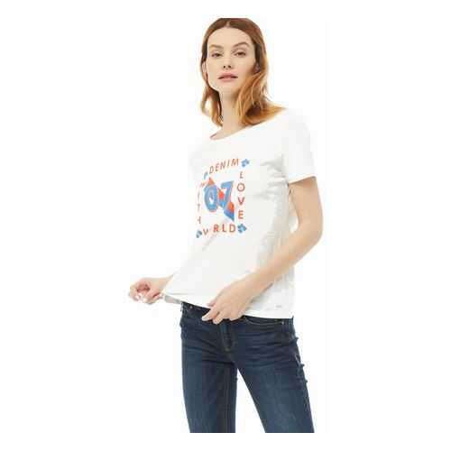 Футболка женская TOM TAILOR Denim 1016437-10332 белая XS в Глория Джинс