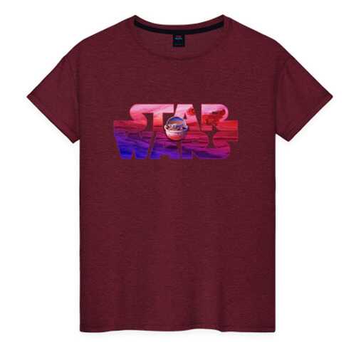 Футболка женская ВсеМайки 2147265 красная XL в Глория Джинс