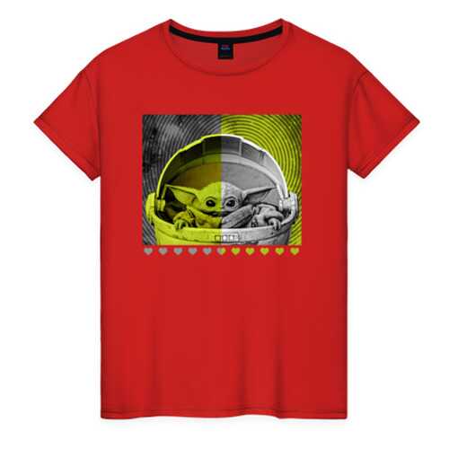 Футболка женская ВсеМайки 2147267 красная XL в Глория Джинс