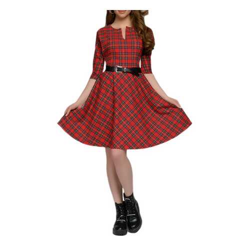 Платье женское D&M by 1001DRESS 0112001-01811RD красное L в Глория Джинс