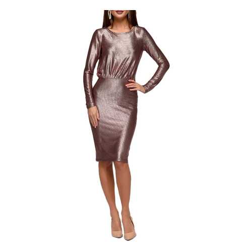 Платье женское D&M by 1001DRESS DM01430PK розовое M в Глория Джинс