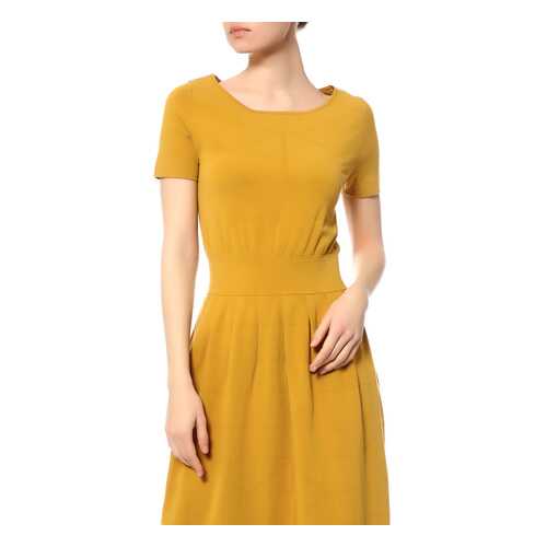 Платье женское Stefanel JV014DF1287 160 желтое S в Глория Джинс