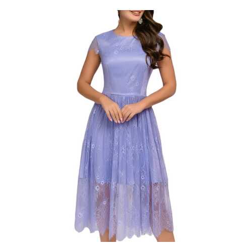 Вечернее платье женское D&M by 1001DRESS DM01854LV фиолетовое M в Глория Джинс